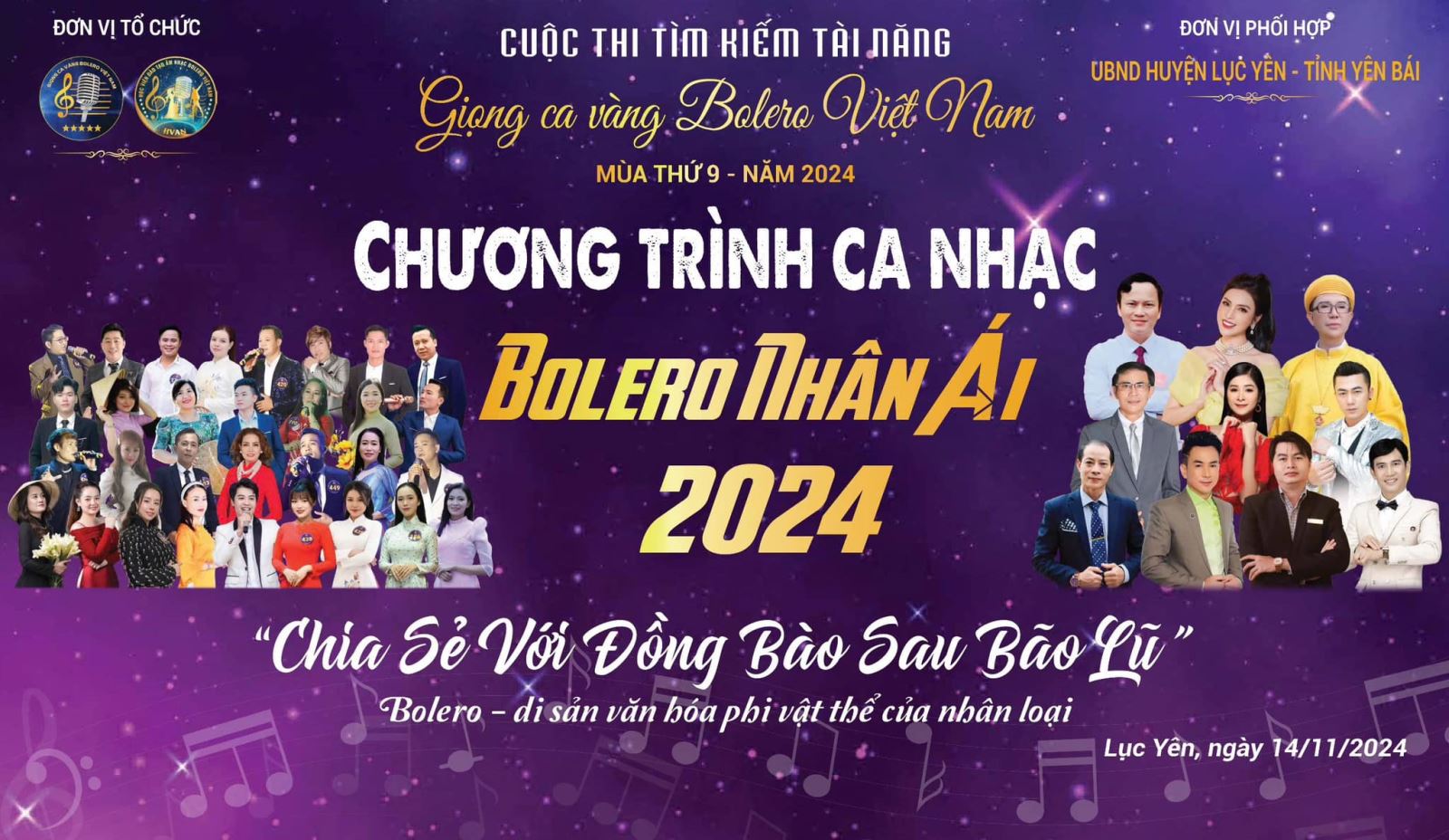 Bolero nhân ái mùa 9 về với huyện Lục Yên tỉnh Yên Bái