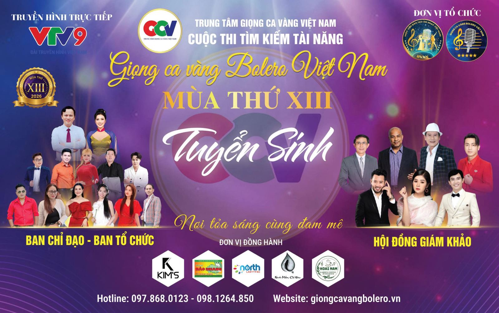 Giọng ca Vàng Bolero Việt Nam mùa XIII: Cơ hội tỏa sáng dành cho những người yêu Bolero