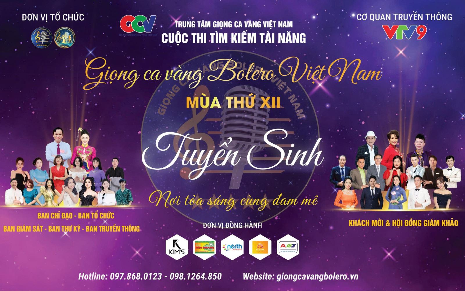 Điều lệ Cuộc thi Tìm kiếm tài năng Giọng ca Vàng Bolero Việt Nam mùa thứ XII